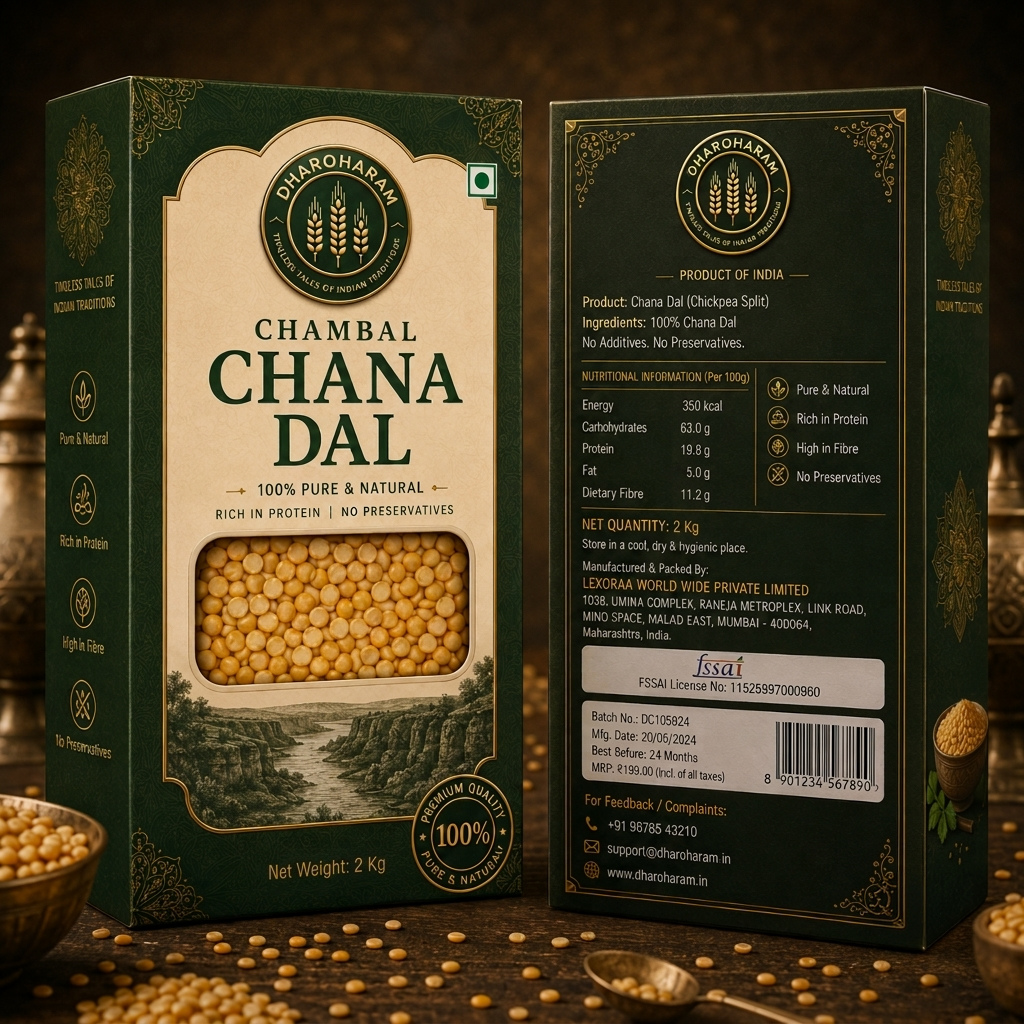 dharoharam chambal chana dal 2 kg dharoharam chambal chana dal 2 kg
