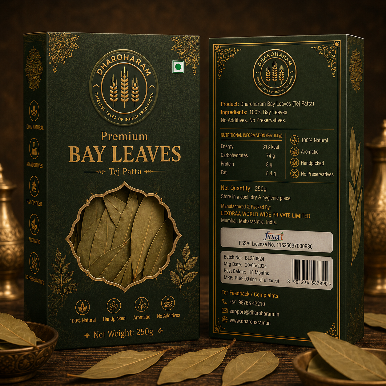 dharoharam bay leaves 250g dharoharam bay leaves 250g